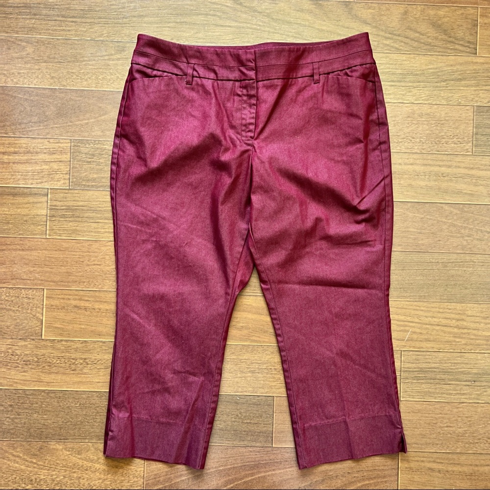 NWOT New York & Co stretch cropped pants with pockets
